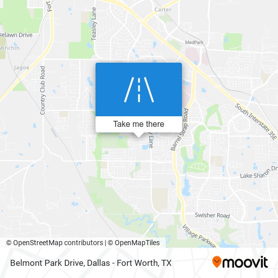 Belmont Park Drive map