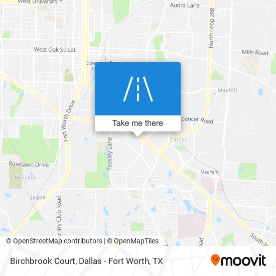 Birchbrook Court map