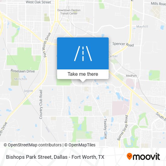 Mapa de Bishops Park Street