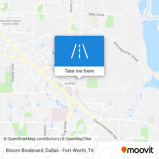 Bloom Boulevard map