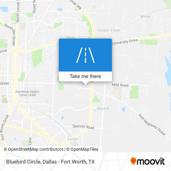 Bluebird Circle map