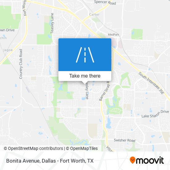 Mapa de Bonita Avenue