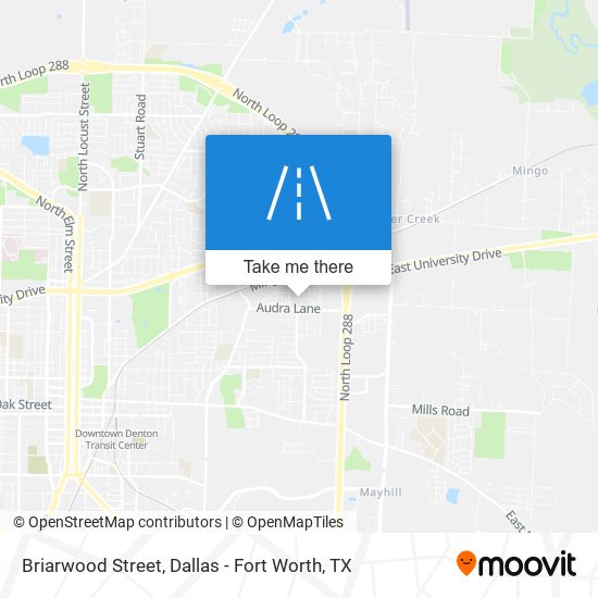 Mapa de Briarwood Street