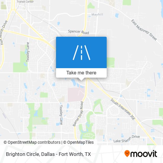 Brighton Circle map