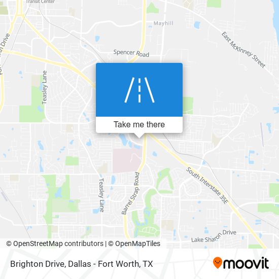Brighton Drive map