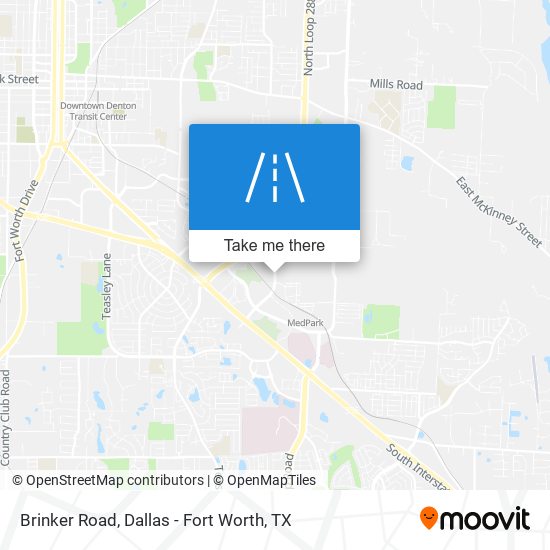 Mapa de Brinker Road