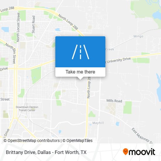 Brittany Drive map
