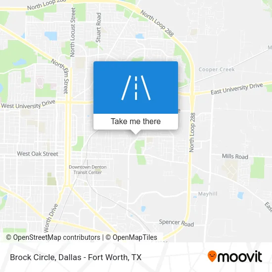 Brock Circle map