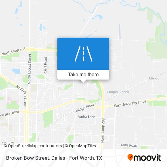 Broken Bow Street map