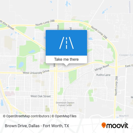 Brown Drive map