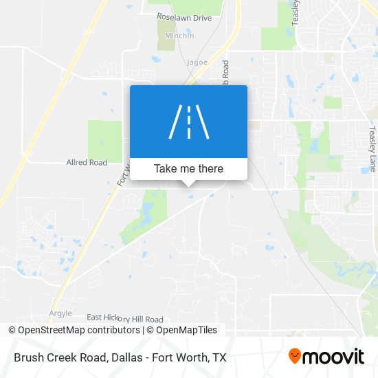 Mapa de Brush Creek Road