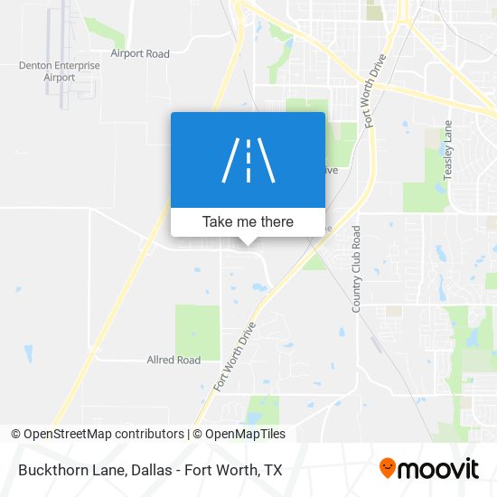 Buckthorn Lane map