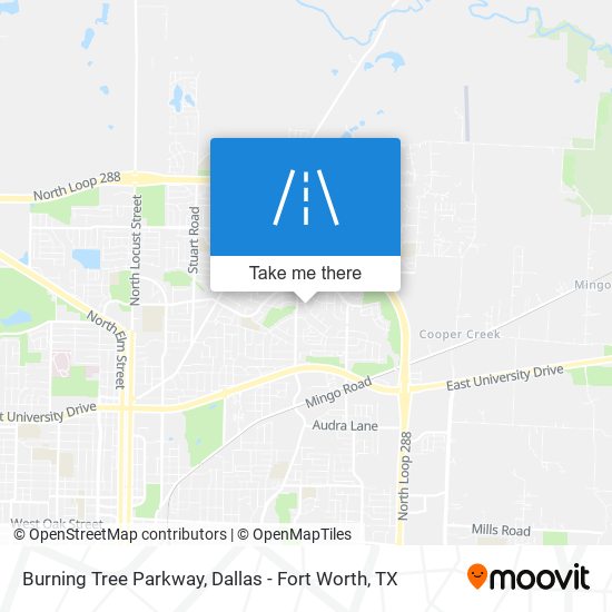 Burning Tree Parkway map