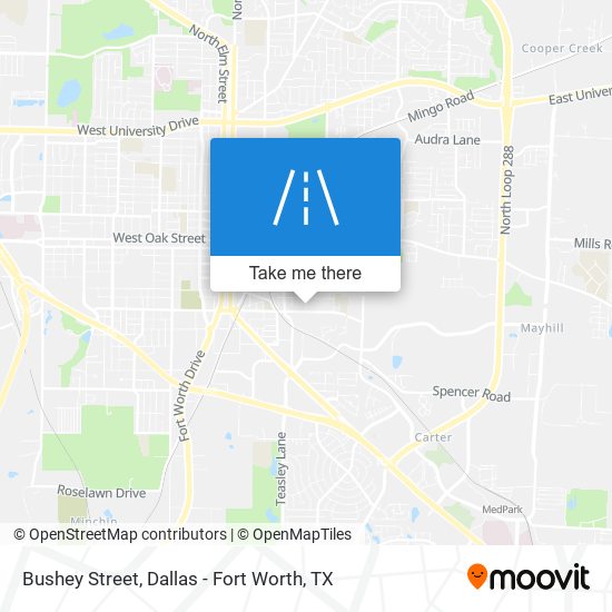 Bushey Street map