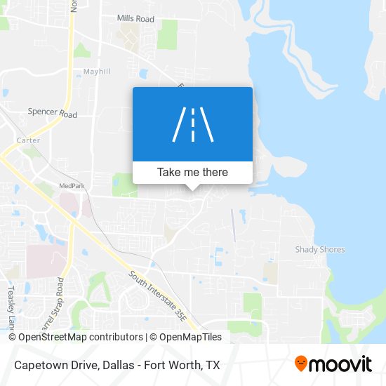 Capetown Drive map