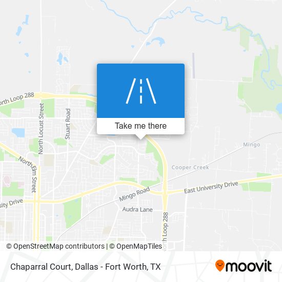 Chaparral Court map