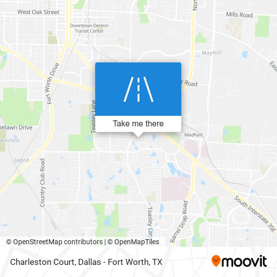 Mapa de Charleston Court