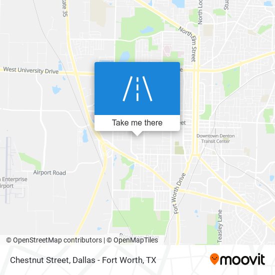 Chestnut Street map