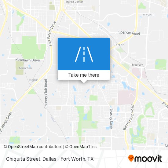 Chiquita Street map