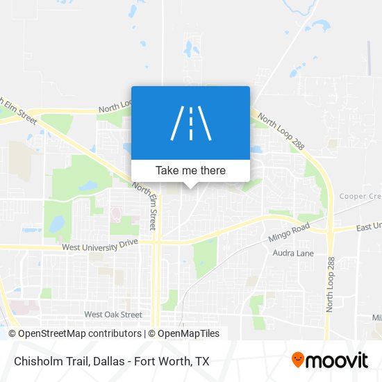 Chisholm Trail map