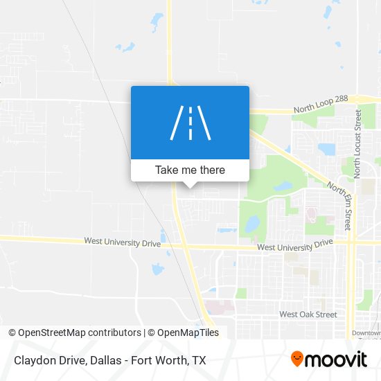 Claydon Drive map