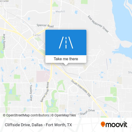 Mapa de Cliffside Drive