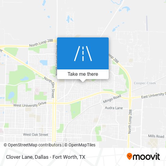 Mapa de Clover Lane