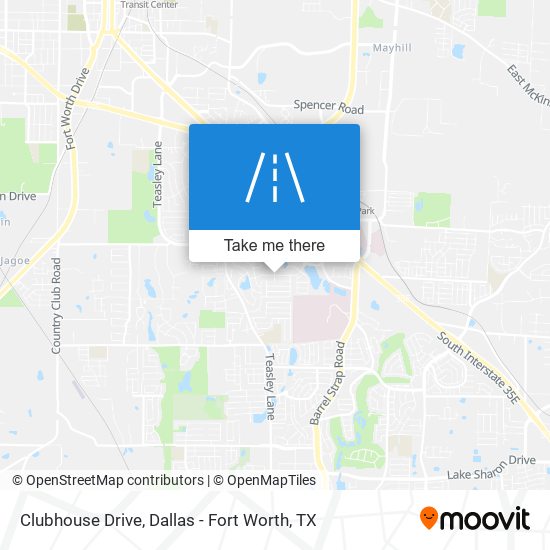Mapa de Clubhouse Drive