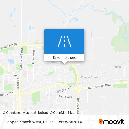 Mapa de Cooper Branch West
