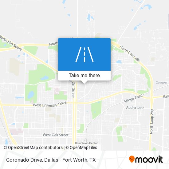 Coronado Drive map