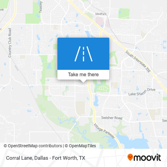Corral Lane map