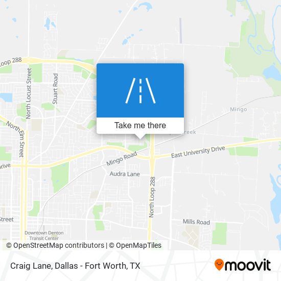 Craig Lane map