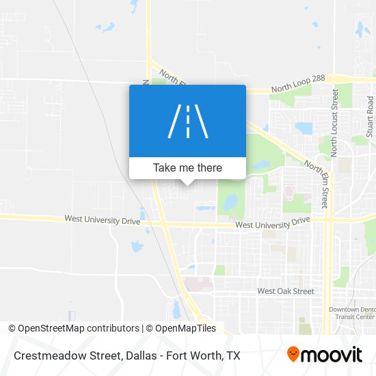 Mapa de Crestmeadow Street