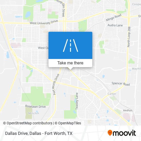 Dallas Drive map