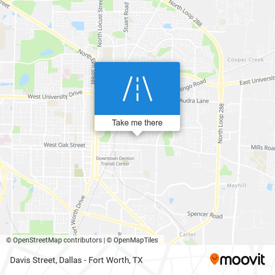 Davis Street map