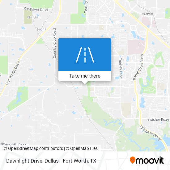 Dawnlight Drive map