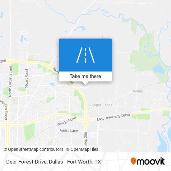 Deer Forest Drive map