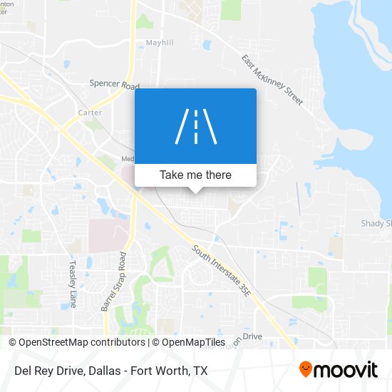 Del Rey Drive map