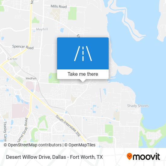 Mapa de Desert Willow Drive