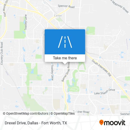 Mapa de Drexel Drive