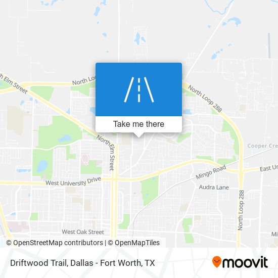 Mapa de Driftwood Trail
