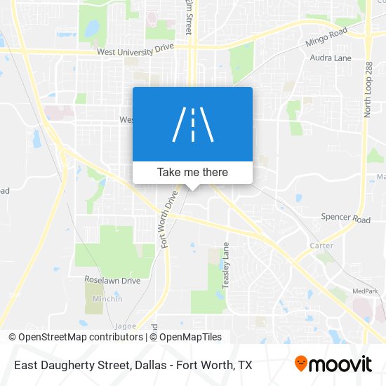 Mapa de East Daugherty Street