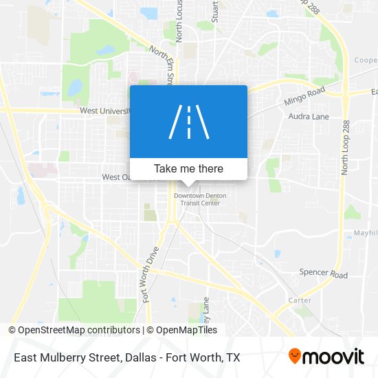 East Mulberry Street map