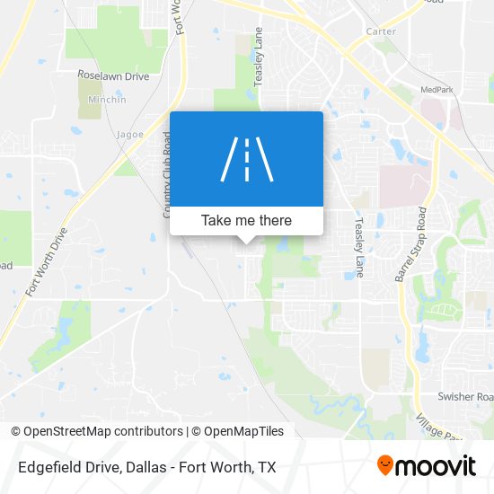 Edgefield Drive map