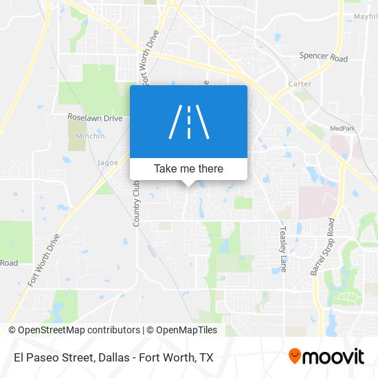 El Paseo Street map