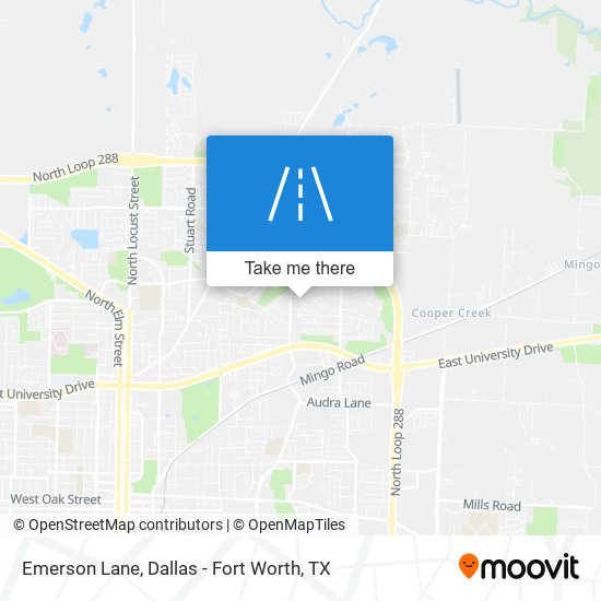 Emerson Lane map