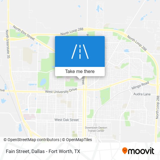 Fain Street map