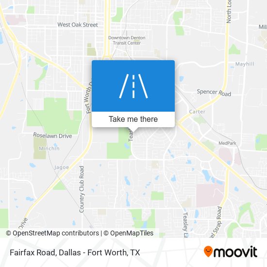 Mapa de Fairfax Road