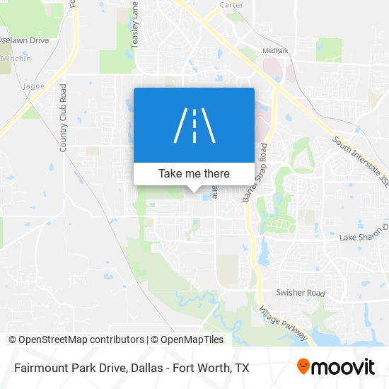 Fairmount Park Drive map
