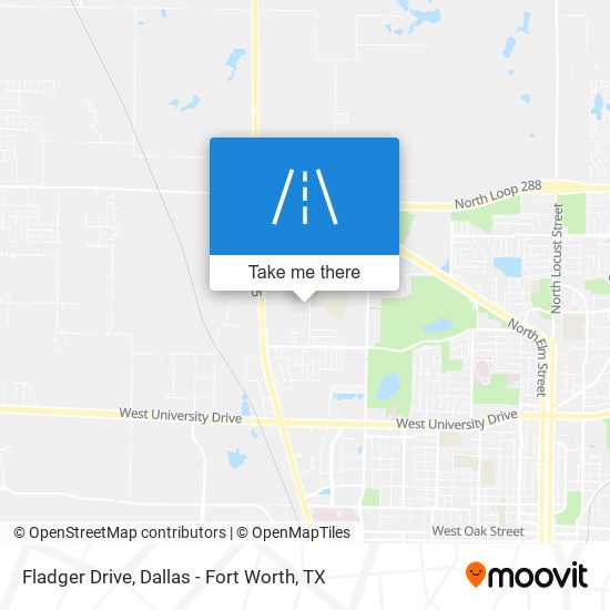 Fladger Drive map